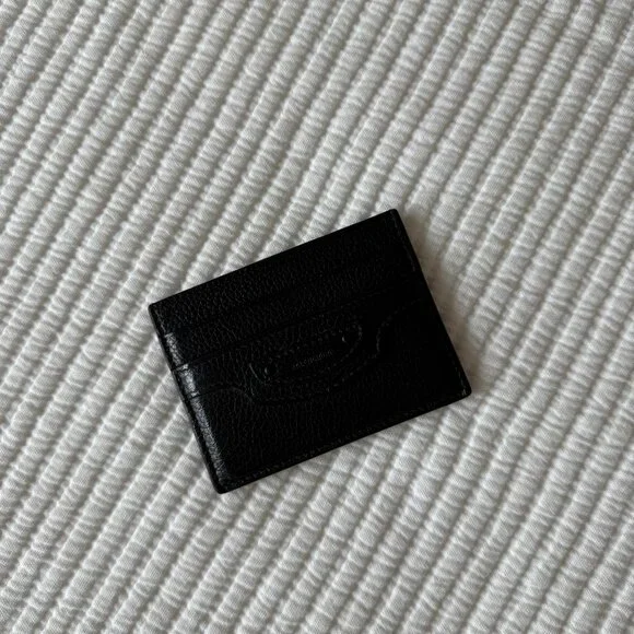 Balenciaga Black Leather Cardholder - Picture 5 of 5